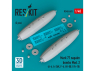 ResKit kit RS48-0603 Bombes au napalm Mark 77 Mod.2 2 pièces, imprimées en 3D 1/48