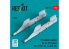 ResKit kit RS48-0604 Adaptateur d'armement américain pour Su-27 Flanker (2 pièces) GBU-39 SDB, GBU-62 JDAM-ER 3D 1/48