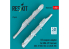 ResKit kit RS48-0605 Adaptateur d'armement américain pour MiG-29 Fulcrum 2 pièces : GBU-39 SDB, GBU-62 JDAM-ER 3D 1/48