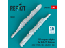 ResKit kit RS48-0605 Adaptateur d'armement américain pour MiG-29 Fulcrum 2 pièces : GBU-39 SDB, GBU-62 JDAM-ER 3D 1/48