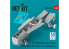 ResKit kit d'amelioration avion RSU48-0140 Baies train d'atterrissage avec roues pour maquette Hasegawa du CF-18 Hornet 3D 1/48