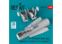 ResKit kit d'amelioration avion RSU48-0140 Baies train d'atterrissage avec roues pour maquette Hasegawa du CF-18 Hornet 3D 1/48