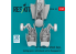 ResKit kit d'amelioration avion RSU48-0140 Baies train d'atterrissage avec roues pour maquette Hasegawa du CF-18 Hornet 3D 1/48