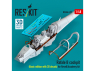 ResKit kit d'amelioration avion RSU48-0291 Cockpit Rafale B édition de base avec décalcomanies 3D kit Revell et Academy 3D 1/48