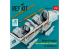 ResKit kit d'amelioration avion RSU48-0293 Cockpit Rafale B édition de base avec décalcomanies 3D kit Hobby Boss 3D 1/48