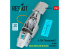 ResKit kit d'amelioration avion RSU48-0518 Cockpit A-10A Thunderbolt II édition de base avec décalcomanies 3D pour GWH 1/48