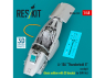 ResKit kit d'amelioration avion RSU48-0518 Cockpit A-10A Thunderbolt II édition de base avec décalcomanies 3D pour GWH 1/48