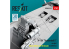 ResKit kit d'amelioration avion RSU48-0518 Cockpit A-10A Thunderbolt II édition de base avec décalcomanies 3D pour GWH 1/48