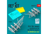 ResKit kit d'amelioration Hélico RSU48-0555 Cadre de montage d'arme Mi-8 Hip avec BD3-57KrV pour kit Zvezda 3D 1/48