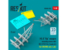 ResKit kit d'amelioration Hélico RSU48-0555 Cadre de montage d'arme Mi-8 Hip avec BD3-57KrV pour kit Zvezda 3D 1/48