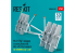 ResKit kit d'amelioration Hélico RSU48-0555 Cadre de montage d'arme Mi-8 Hip avec BD3-57KrV pour kit Zvezda 3D 1/48