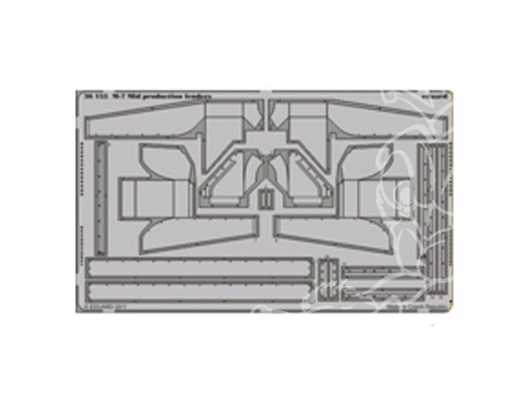 Eduard photodecoupe militaire 36155 Fenders M-7 Mid Production 1/35