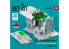 ResKit kit d'amelioration avion RSU48-0494 Cockpit P-47D-25,26 Thunderbolt édition de base décalco 3D kit MiniArt imp 3D 1/48