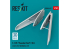 ResKit kit d'amelioration avion RSU48-0407 Couvercles F.O.D. pour F-105 Thunderchief pour HobbyBoss imprimés en 3D 1/48
