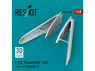 ResKit kit d'amelioration avion RSU48-0407 Couvercles F.O.D. pour F-105 Thunderchief pour HobbyBoss imprimés en 3D 1/48