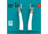 ResKit kit d'amelioration avion RSU48-0368 F/A-18 HornetA, B, C, D air intakes pour Hasegawa kit 3D Printed 1/48