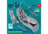 ResKit kit d'amelioration avion RSU48-0464 Cockpit Mirage-2000-5 édition de base avec décalcomanies 3D pour kit Kinetic 1/48