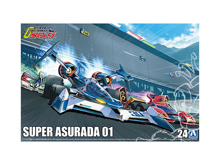 Aoshima maquette voiture 06196 Super Asurada 01 Cyber Formula 1/24
