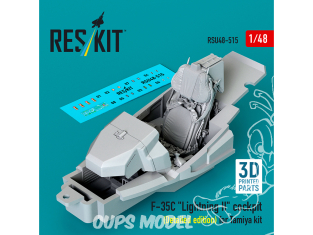 ResKit kit d'amelioration avion RSU48-0515 Cockpit du F-35C Lightning II édition détaillée pour Kit Tamiya 1/48