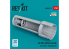 ResKit kit d'amelioration avion RSU48-0511 Buse d'échappement IAI Kfir pour kit Kinetic et Wingman Impression 3D 1/48