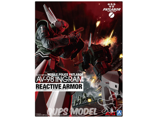 Aoshima maquette mecha 20171 Mobile Police Patlabor AV-98 Ingram Reactive Armor 1/43
