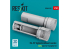 ResKit kit d'amelioration avion RSU48-0509 Buses d'échappement RA-5C Vigilante type early pour kit Trumpeter Impression 3D 1/48