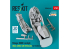 ResKit kit d'amelioration avion RSU48-0462 Cockpit Mirage-2000C édition de base avec décalcomanies 3D pour kit Kinetic 1/48