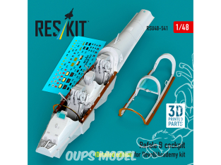 ResKit kit d'amelioration avion RSU48-0541 Cockpit Rafale B Édition détaillée kit Revell et Academy 3D 1/48