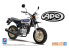 Aoshima maquette moto 06882 Honda HC07 Ape 100 Deluxe 2008 1/12
