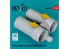 ResKit kit d'amelioration avion RSU48-0596 Tuyères d'échappement du Rafale pour maquette HobbyBoss imprimées en 3D 1/48