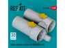 ResKit kit d'amelioration avion RSU48-0596 Tuyères d'échappement du Rafale pour maquette HobbyBoss imprimées en 3D 1/48