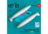 ResKit kit d'amelioration Avion RSU48-0552 Réservoirs carburant sous aile 1500 L Tornado F3/GR1/GR4 rivetés RAF/RSAF 2p 1/48