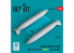 ResKit kit d'amelioration Avion RSU48-0553 Réservoirs carburant sous aile 1500 L Tornado Allemand/Italien soudé RAF/RSAF 2p 1/48