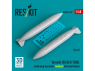 ResKit kit d'amelioration Avion RSU48-0553 Réservoirs carburant sous aile 1500 L Tornado Allemand/Italien soudé RAF/RSAF 2p 1/48