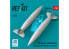 ResKit kit d'amelioration Avion RSU48-0565 Réservoirs carburant sous les ailes 150 gallons pour F-5E/F/N, F-20 et AT-3 2p 1/48