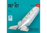 ResKit kit d'amelioration Avion RSU48-0566 Réservoir de carburant de 275 gallons F-5E/F/N, F-20, AT-3 1/48