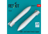 ResKit kit d'amelioration Avion RSU48-0577 Réservoirs de carburant de 1200 L pour Jaguar français 2 piéces 1/48