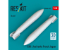 ResKit kit d'amelioration Avion RSU48-0577 Réservoirs de carburant de 1200 L pour Jaguar français 2 piéces 1/48
