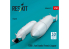 ResKit kit d'amelioration Avion RSU48-0577 Réservoirs de carburant de 1200 L pour Jaguar français 2 piéces 1/48
