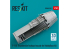 ResKit kit d'amelioration avion RSU48-0583 Buse d'échappement du F-105 Thunderchief pour kit HobbyBoss imprimé en 3D 1/48