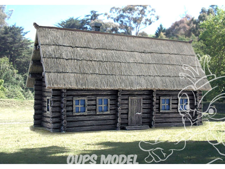 Pegasus maquette militaire 7803 Maison Russe Izba 1/72
