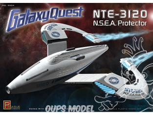 PEGASUS maquette espace 9004 NTE-3120 NSEA Protector Galaxy Quest 1/1400