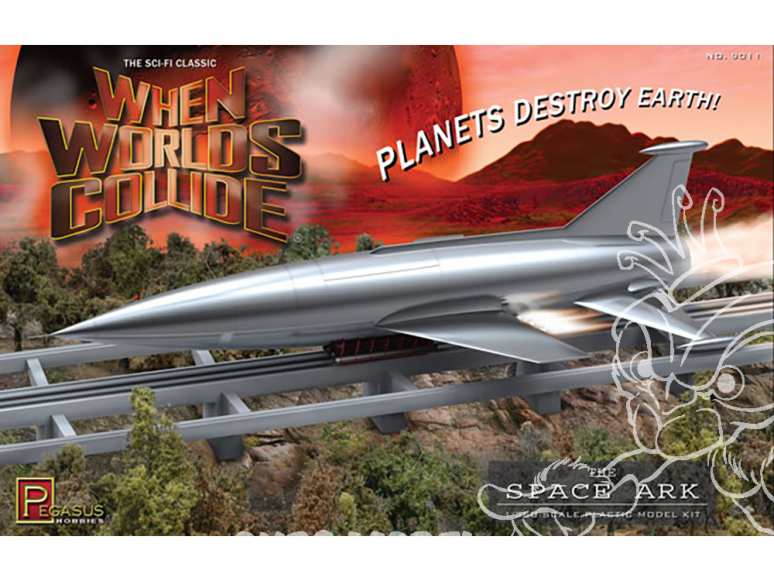 PEGASUS maquette espace 9011 The Space Ark - When worlds collide 1/350