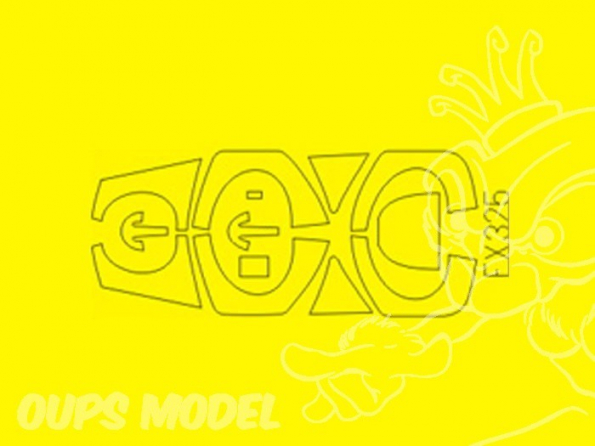 Eduard Express Mask ex325 Mirage 2000 B/D/N 1/48