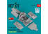 ResKit kit d'amelioration avion RSU48-0564 Cockpit P-47D-10/11 Thunderbolt Édition détaillée pour kit MiniArt 1/48