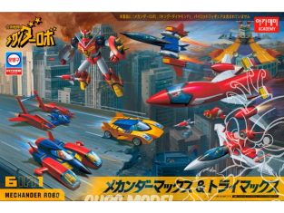 Academy maquette mecha 15822 Mechander Robo Max & Tri Max 6en1