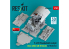 ResKit kit d'amelioration avion RSU48-0592 Cockpit P-47N Thunderbolt, édition de base avec décalco 3D kit MiniArt 1/48