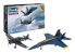 Revell maquette avion 05613 Coffret cadeau 80ans des Blue Angels avec peinture et accessoires de base 1/72