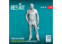 ResKit Figurine RSF48-0102 Pilote de l'USAF, uniforme d'été WWII, en position debout Impression 3D 1/48