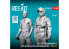 ResKit Figurine RSF48-0169 A-10A Thunderbolt II pilote et aviateur position debout, scène 2 2 p 1/48